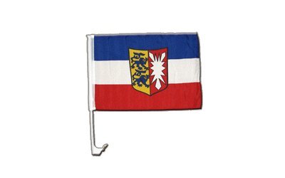 Flaggenfritze Autofahne Autoflagge Deutschland Schleswig Holstein - 30 x 40 cm von Flaggenfritze