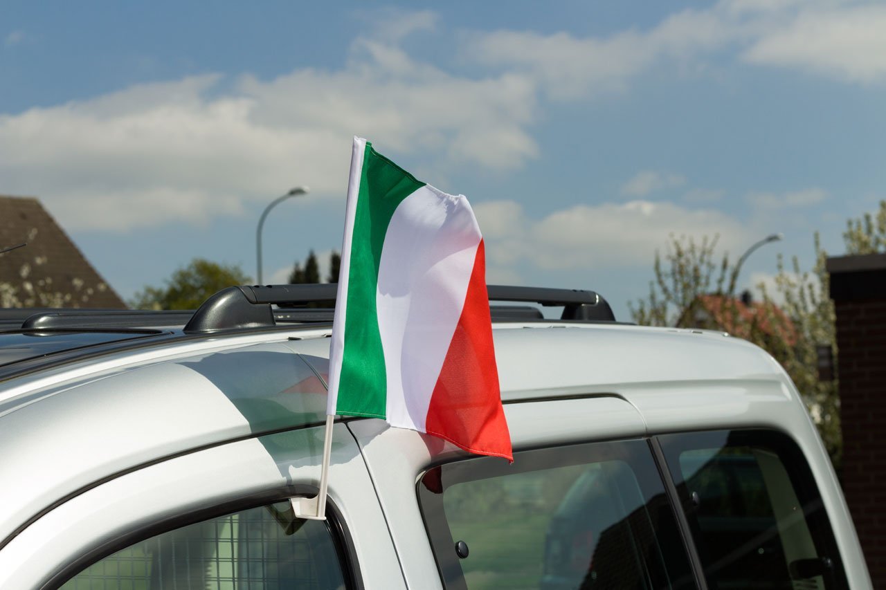 Flaggenfritze Autofahne Autoflagge Italien - 30 x 40 cm von Flaggenfritze