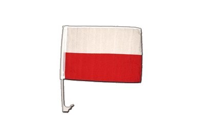 Flaggenfritze Autofahne Autoflagge Polen - 30 x 40 cm von Flaggenfritze