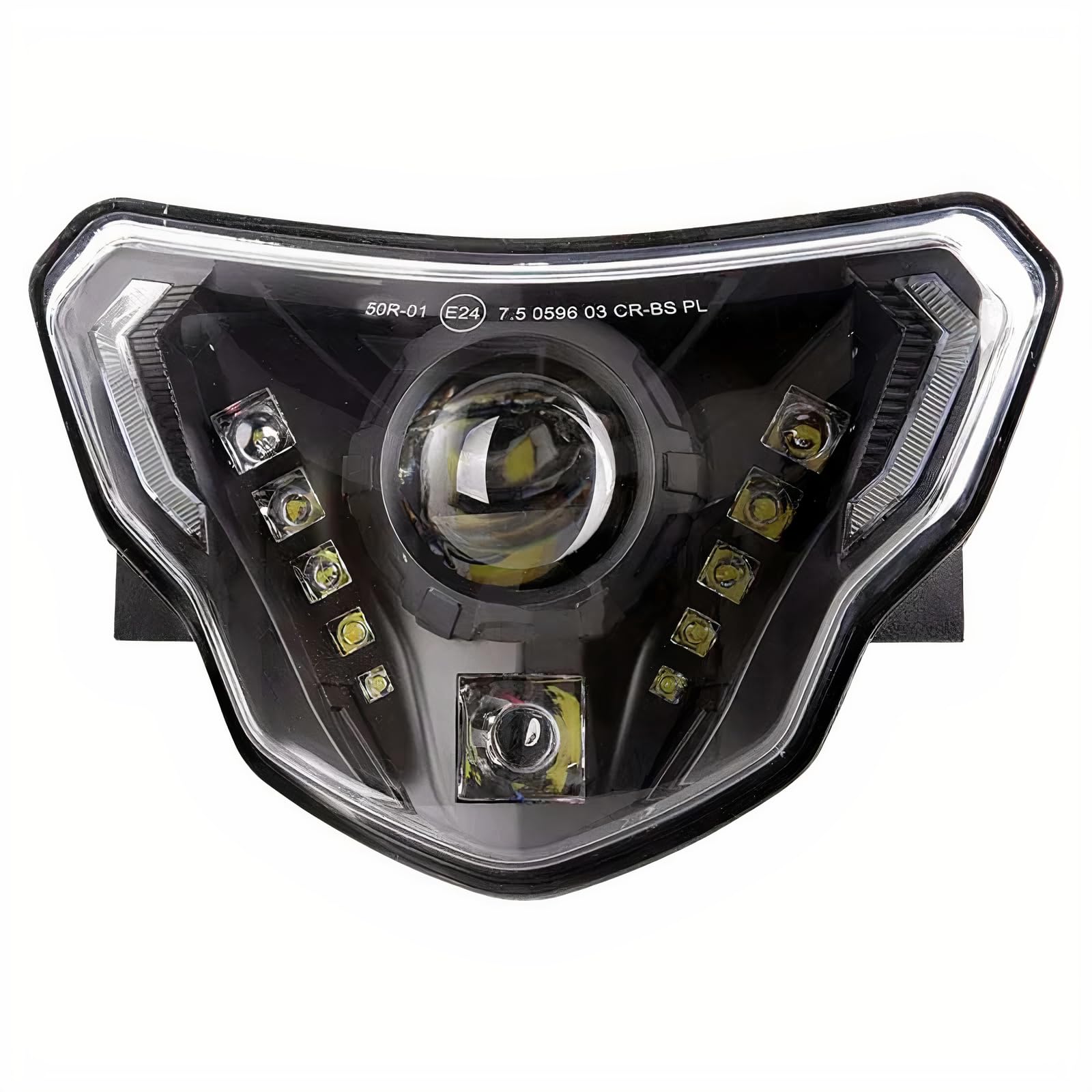 Flashtec Scheinwerfer LED 'Shadow Blade passend für BMW G 310 R/GS Bj. 2016-2021 mit E-Prüfzeichen - Hauptscheinwerfer von Flashtec