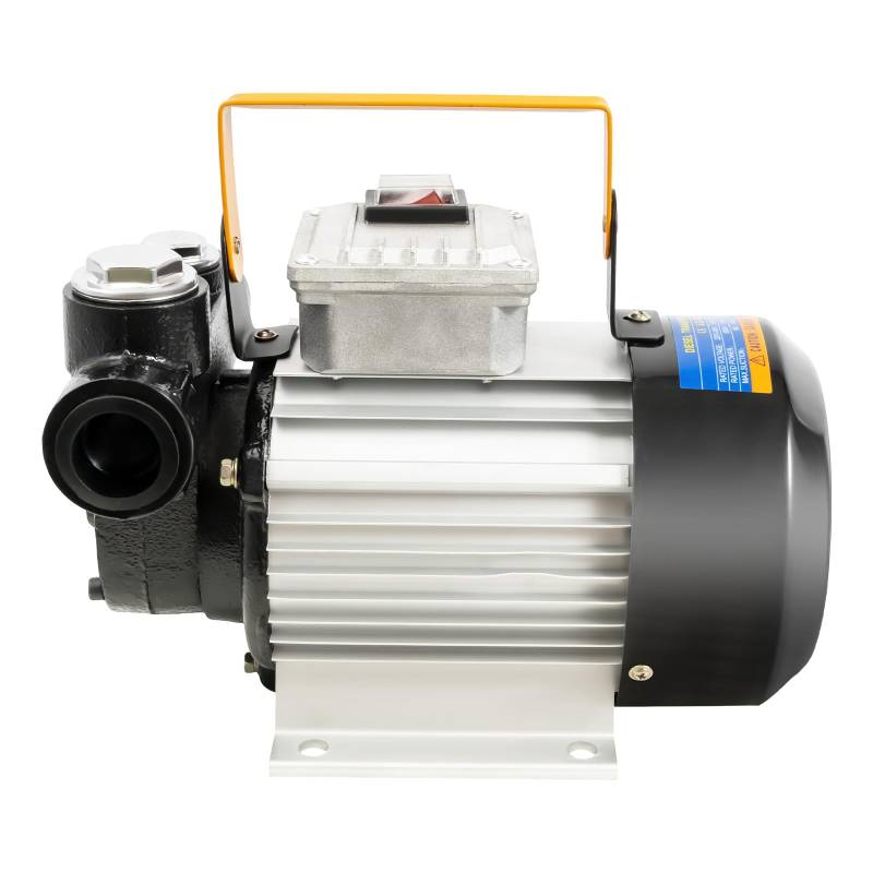 Fliuyr Dieselpumpe Heizölpumpe,550 W Selbstansaugende Pumpe für Tankstelle 230V 60L / min,2800 U/min,Selbstansaugend Automatische Pistole Umfüllpump für Diesel, Kerosin, Weißöl von Fliuyr