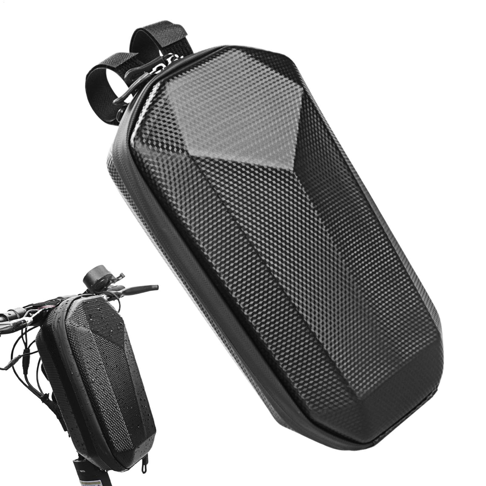 Flkiglm Scooter-Tasche,Elektro-Scooter-Tasche - 3L wasserdichte Lenkertasche für vorne | Elektroroller-Zubehör, Tragetaschen, Roller-Pinnentasche zum Tragen von Telefon, Geldbörse von Flkiglm