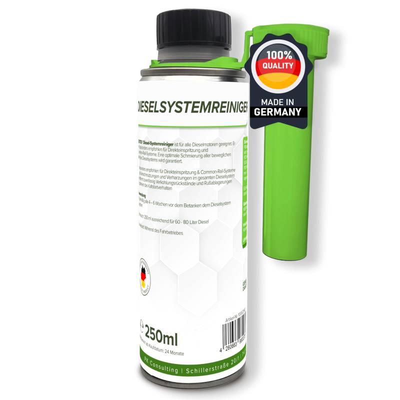 Flotex® - Effektiver Diesel Systemreiniger Additiv, 250ml | Diesel Zusatz für Dieselmotoren | Effiziente Verbrennung | Löst Verschmutzung & Verharzung im Dieselsystem von Flotex