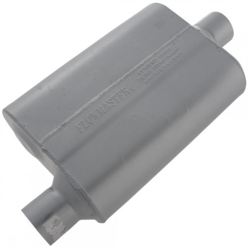 Flowmaster 42541 40 Series Muffler - 2.50 Offset IN / 2.50 Center OUT - Aggressive Sound by Flowmaster von Flowmaster