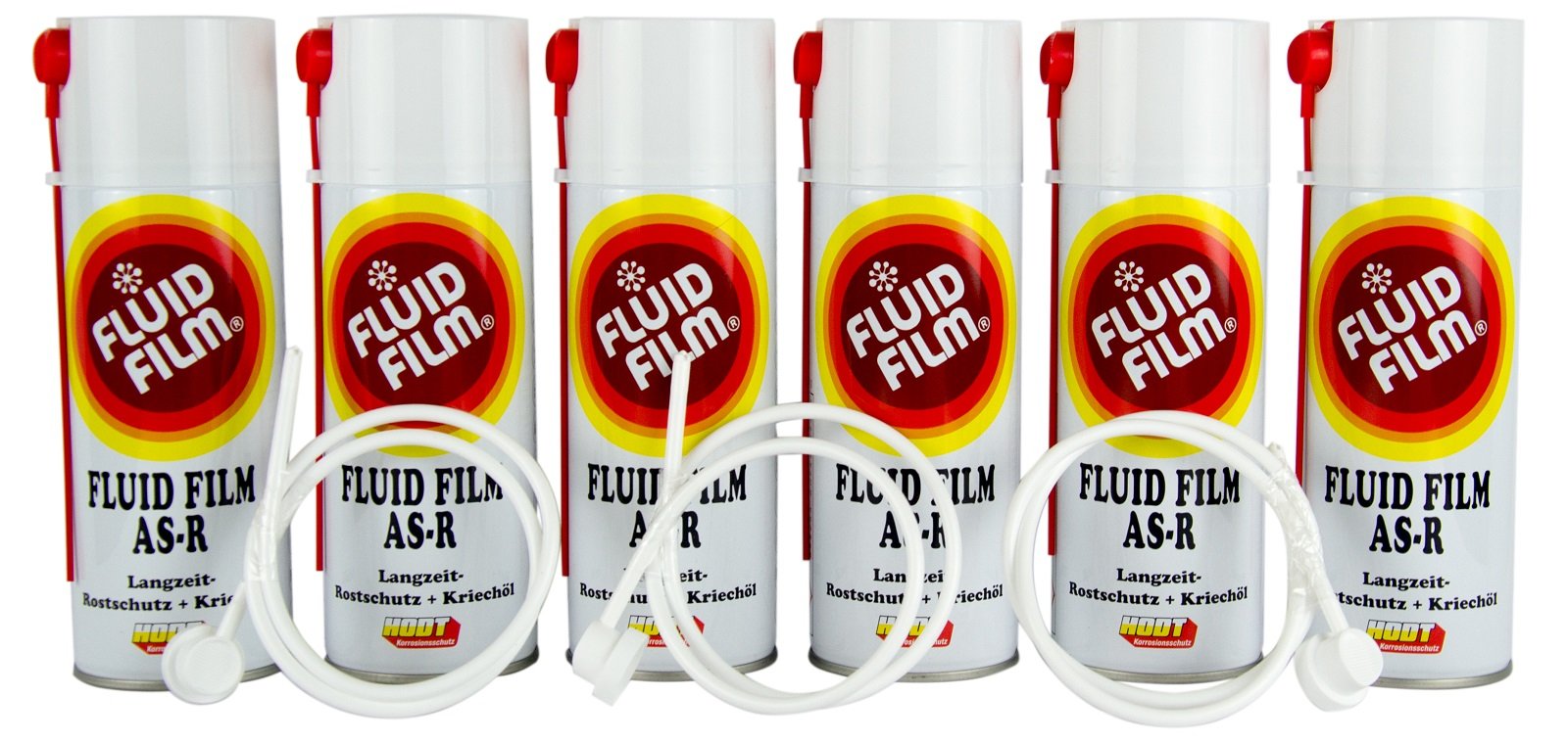 6x FLUID FILM AS-R Rostschutz Korrosionsschutz Hohlraumversiegelung Rostschutzmittel Korrissionsschutzmittel Hohlraumkonservierung 400 ml & 3x Sonde von Fluid Film