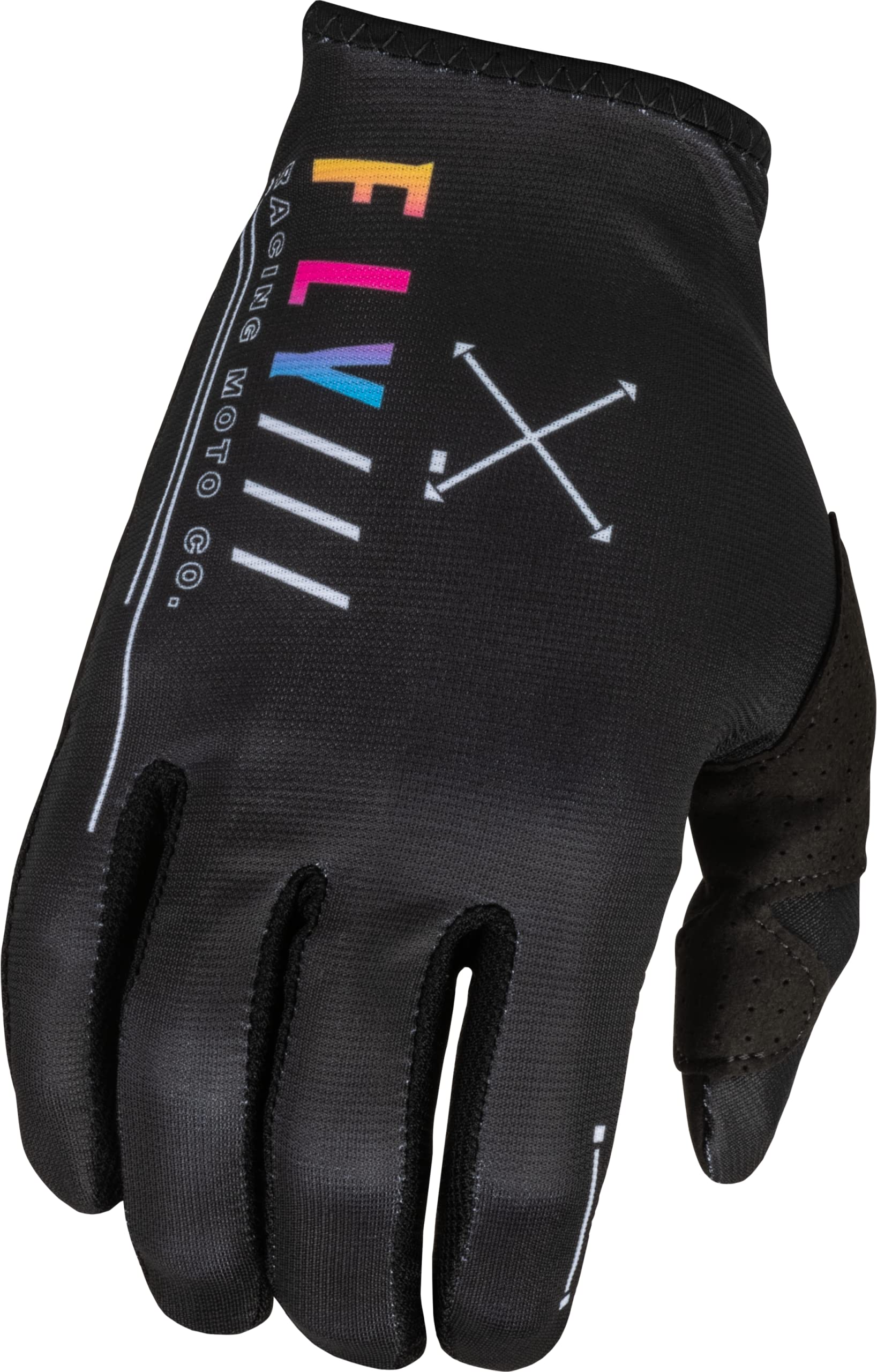 FLY Racing Lite S.E Avenger Motocross Handschuhe (Black/Multicolored,L) von Fly Racing