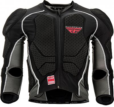 Fly Racing Barricade, Protektorenjacke - Schwarz/Grau - L von Fly Racing