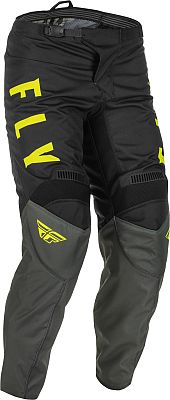 Fly Racing F-16, Textilhose - Grau/Schwarz/Neon-Gelb - 30 von Fly Racing