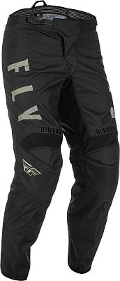 Fly Racing F-16, Textilhose Kinder - Schwarz/Grau - 18 von Fly Racing