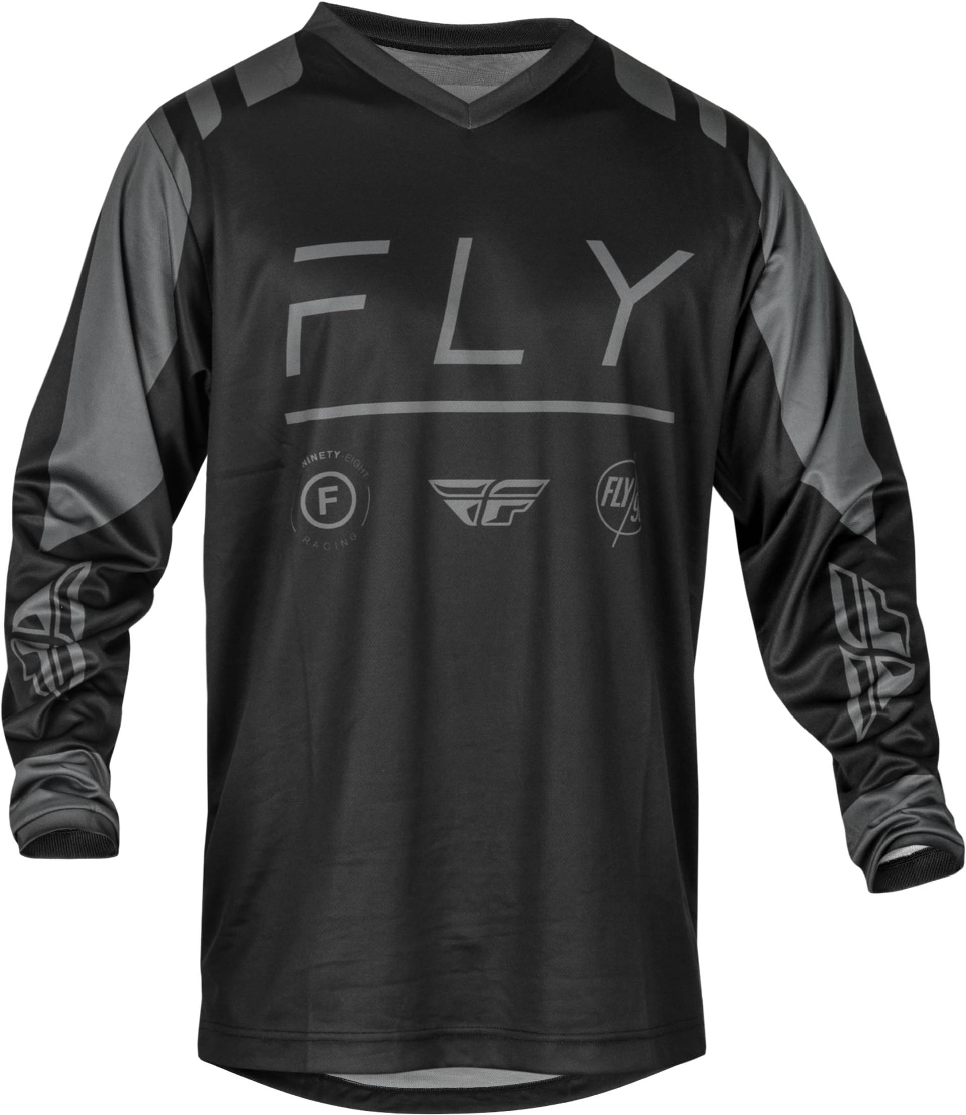 Fly Racing F-16 Herren-Trikot, Schwarz/Anthrazit, Größe XXL von Fly Racing