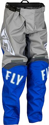 Fly Racing F-16 S23, Textilhose Kinder - Grau/Blau - 24 von Fly Racing