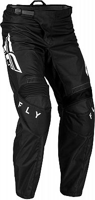 Fly Racing F-16 S23, Textilhose - Schwarz/Weiß - 28 von Fly Racing