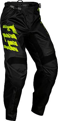 Fly Racing F-16 S24, Textilhose Kinder - Schwarz/Neon-Grün - 18 von Fly Racing