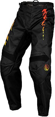 Fly Racing F-16 S24, Textilhose Kinder - Schwarz/Orange - 18 von Fly Racing