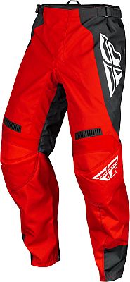 Fly Racing F-16 S24, Textilhose - Rot/Weiß/Dunkelgrau - 32 von Fly Racing