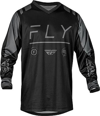 Fly Racing F-16 S24, Trikot - Schwarz/Dunkelgrau - 3XL von Fly Racing