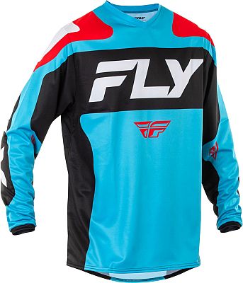 Fly Racing F-16 S25, Trikot - Blau/Schwarz/Weiß/Rot - S von Fly Racing