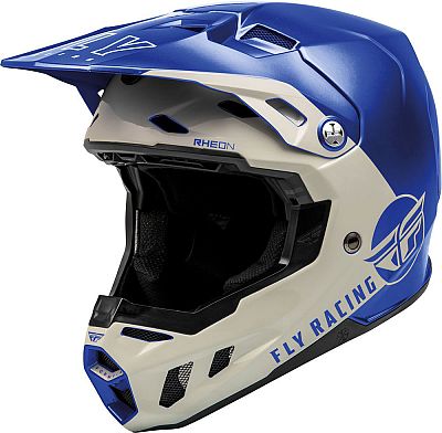 Fly Racing Formula CC Centrum, Motocrosshelm - Blau/Hellgrau - XL von Fly Racing