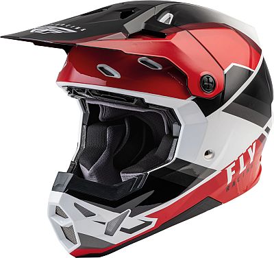 Fly Racing Formula CP Rush, Motocrosshelm - Rot/Weiß/Schwarz - L von Fly Racing