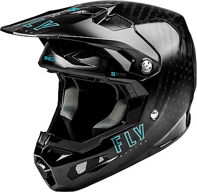 Fly Racing Formula S Carbon, Motocrosshelm - Schwarz - XS von Fly Racing