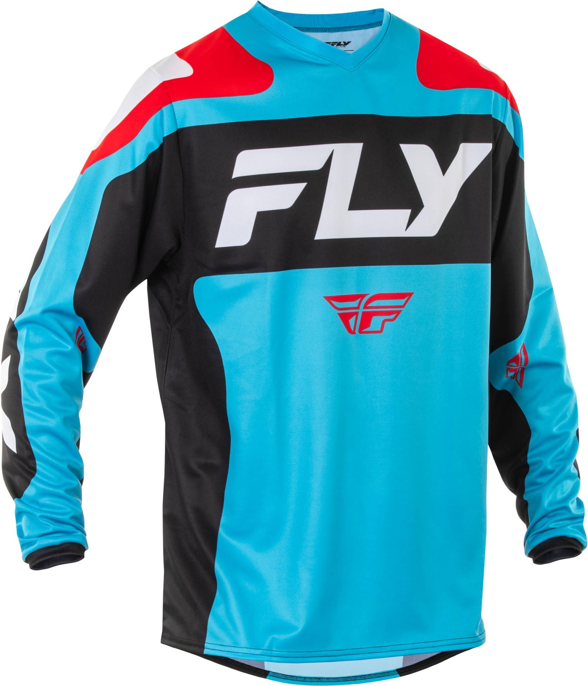 Fly Racing Herren F-16 Trikot (Cyan/Schwarz/Weiß, X-Large) von Fly Racing