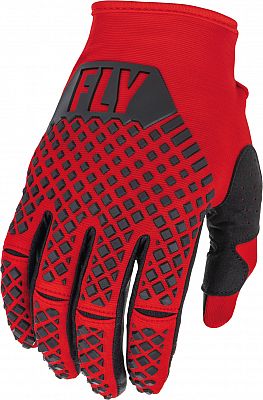 Fly Racing Kinetic, Handschuhe - Rot/Schwarz - L von Fly Racing