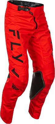 Fly Racing Kinetic Center, Textilhose - Rot/Schwarz - 28 von Fly Racing