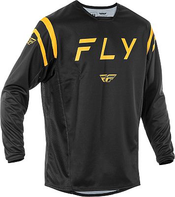 Fly Racing Kinetic Center, Trikot - Schwarz/Gold - XL von Fly Racing