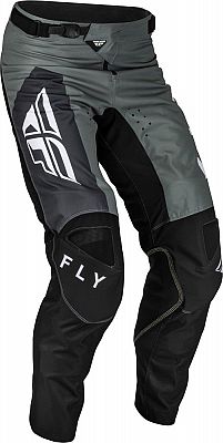 Fly Racing Kinetic Jet, Textilhose - Grau/Dunkelgrau/Schwarz - 30 von Fly Racing