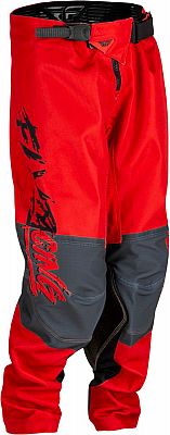 Fly Racing Kinetic Khaos, Textilhose Kinder - Rot/Grau/Schwarz - 24 von Fly Racing