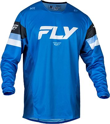 Fly Racing Kinetic Prix, Trikot - Blau/Weiß/Schwarz - M von Fly Racing