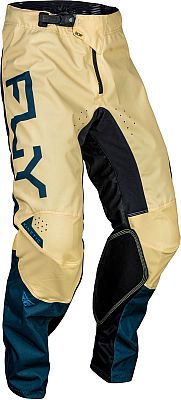 Fly Racing Kinetic Reload, Textilhose - Blau/Beige - 28 von Fly Racing