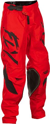 Fly Racing Kinetic Stoke, Textilhose Jugend - Rot/Schwarz - 18 von Fly Racing