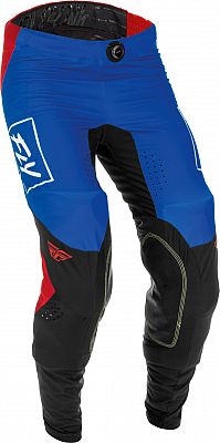 Fly Racing Lite, Textilhose - Rot/Weiß/Blau - 30 von Fly Racing