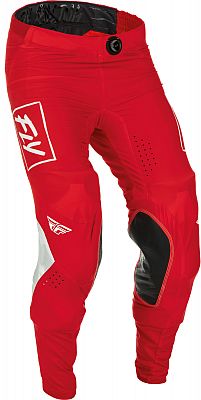 Fly Racing Lite, Textilhose - Rot/Weiß - 32 von Fly Racing