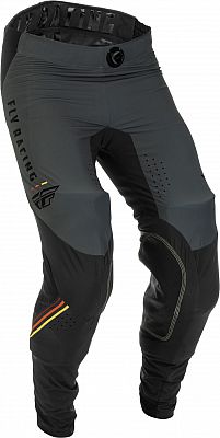 Fly Racing Lite S.E. Speeder, Textilhose - Dunkelgrau/Schwarz/Rot/Gelb - 34 von Fly Racing