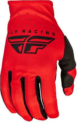 Fly Racing Lite S23, Handschuhe Kinder - Rot/Schwarz - YL von Fly Racing