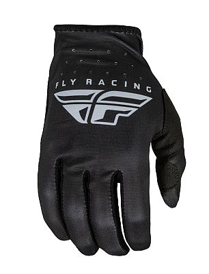 Fly Racing Lite S23, Handschuhe Kinder - Schwarz/Grau - YL von Fly Racing