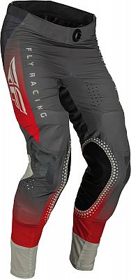 Fly Racing Lite S23, Textilhose - Rot/Grau - 28 von Fly Racing