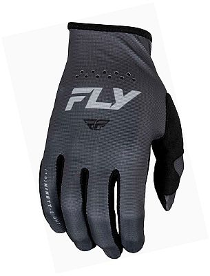 Fly Racing Lite S24, Handschuhe Kinder - Dunkelgrau/Schwarz - YM von Fly Racing