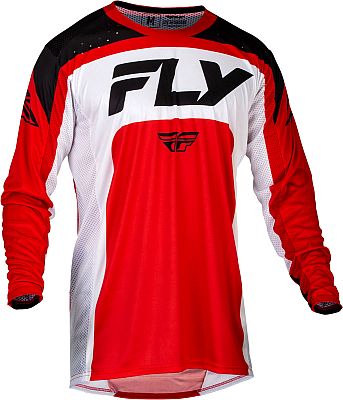 Fly Racing Lite S24, Trikot - Rot/Weiß/Schwarz - S von Fly Racing