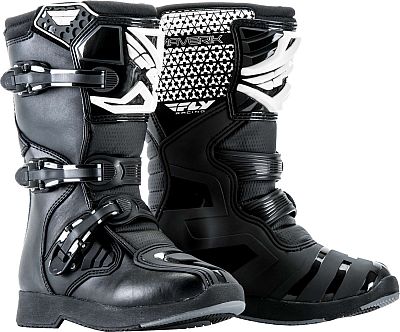 Fly Racing Maverik, Stiefel Jugend - Schwarz - Y04 von Fly Racing