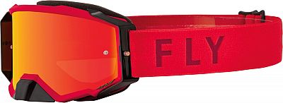 Fly Racing Zone Pro, Crossbrille verspiegelt - Rot/Schwarz Rot-Verspiegelt von Fly Racing