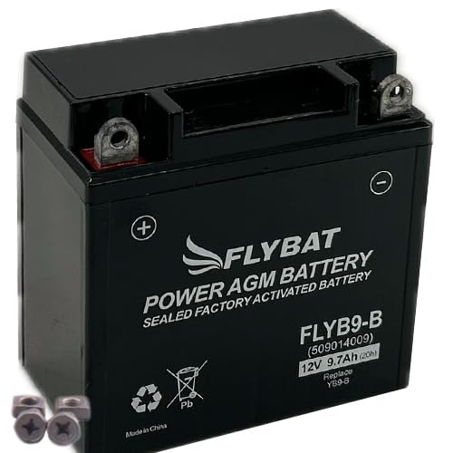 Batterie FlyBat FLYB9-B / YB9-B AGM geschlossen von Flybat