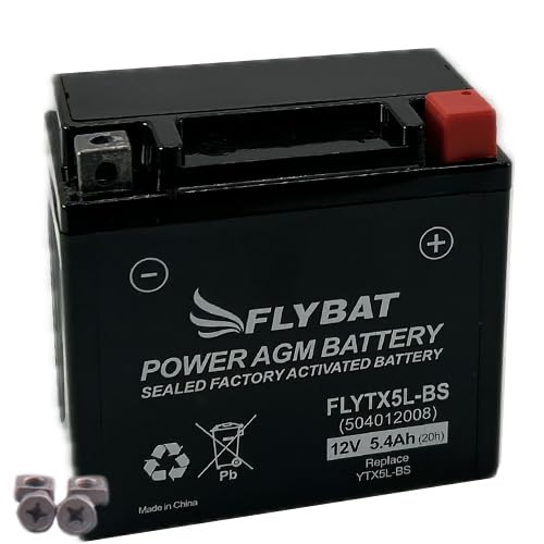 Batterie FlyBat FLYTX5L-BS / YTX5L-BS AGM geschlossen von Flybat