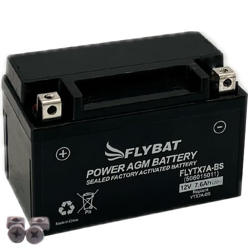 Batterie FlyBat FLYTX7A-BS / YTX7A-BS AGM geschlossen von Flybat