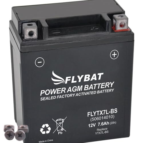 Batterie FlyBat FLYTX7L-BS / YTX7L-BS AGM geschlossen von Flybat