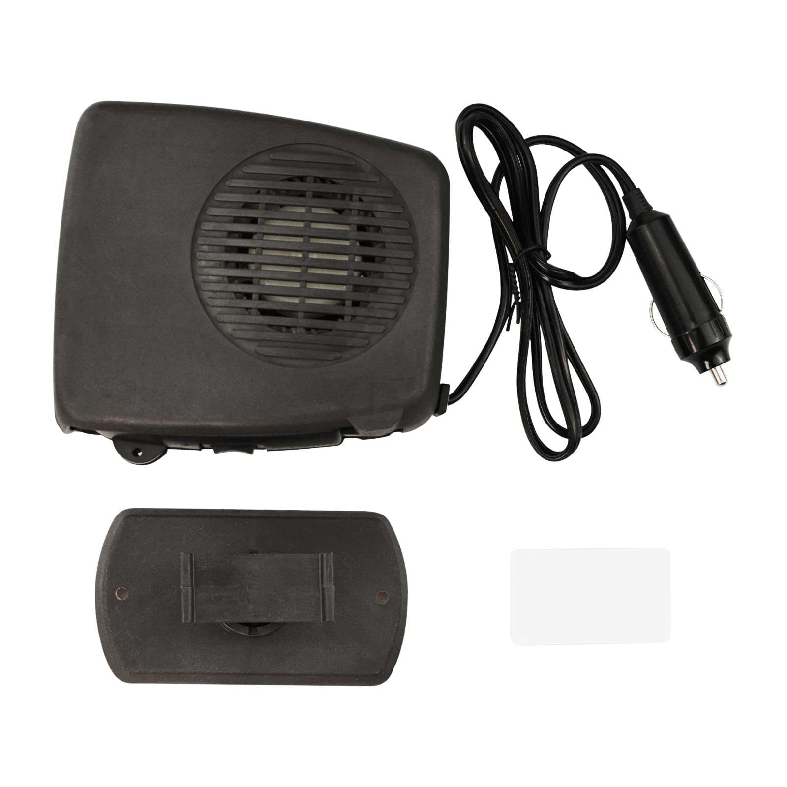 Auto Heizungs Defroster, 2 in 1 Auto Demister Entfroster mit 360° Drehbasis für KFZ Wohnmobil LKW Wohnwagen, 12V 200W Tragbarer Autoheizung mit Stecker für Auto Windschutzscheibe Schneller Heizlüfter von Flylin