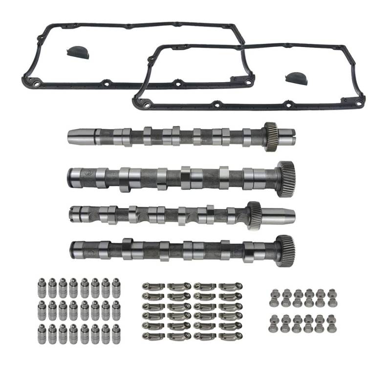 Flynsu 4x Nockenwellensatz & Schlepphebel Kipphebel & Hydrostössel & Ventildeckeldichtung Ersatz für 2.5 TDI AFB AKE AKN AYM BFC 059109021BP 059109521E 059109075E 030109423B 036109423A von Flynsu