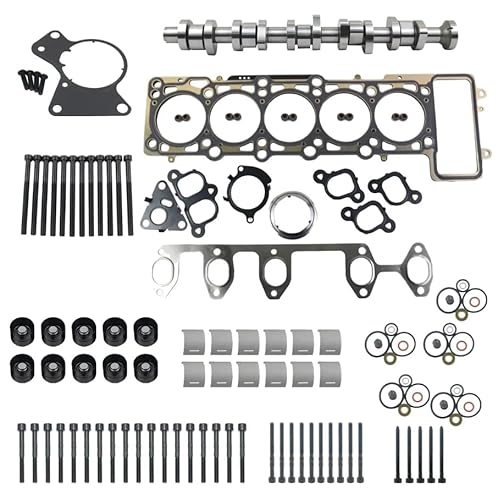 Flynsu Nockenwelle Dichtungsatz Kompatibel mit T5 Mult1van V 2,5 TDI 5 Zyl BPC BNZ BPD BPE 070109101Q 070103469A von Flynsu